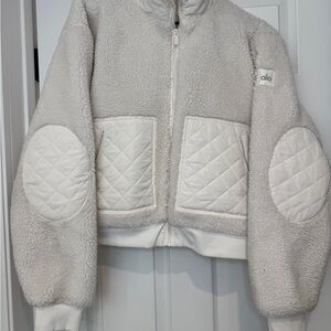 ALO Yoga Cream Sherpa Jacket